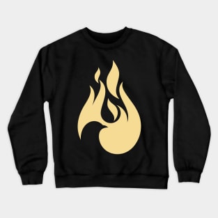 The dove and the flame of fire are symbols of God's Holy Spirit, peace and humility Crewneck Sweatshirt